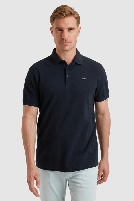 Vanguard short sleeve polo pique waffle str